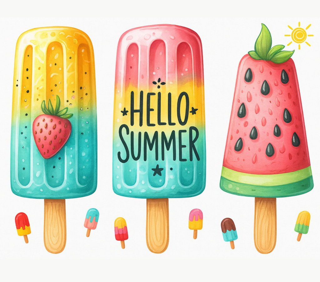Hello Summer Popsicles