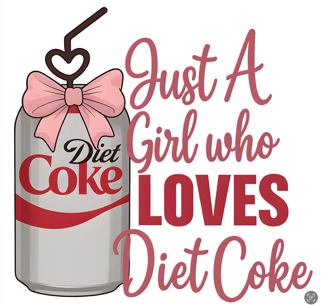 Girl Loves Diet Coke
