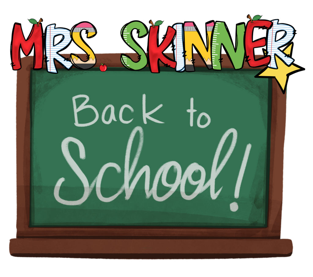 Chalkboard Teacher Name
